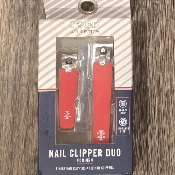 IZod Athletics Stainless Steel Nail Clipper Duo - Picture 2 of 2